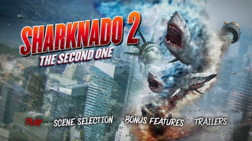 Sharknado 2 The Second One 2014 Dvd Menus