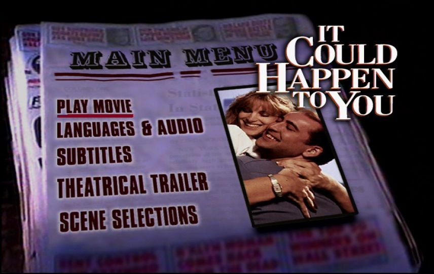 It Could Happen to You (1994) – DVD Menus