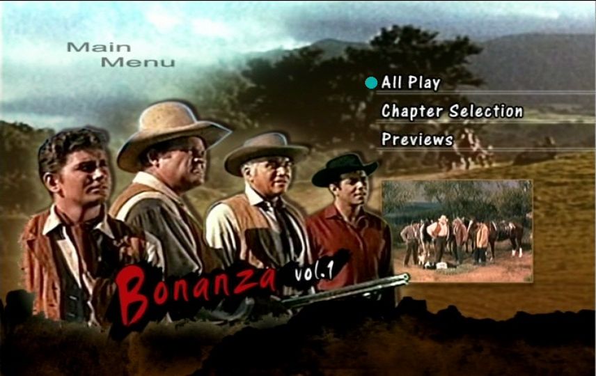 Bonanza (1959) DVD Menus