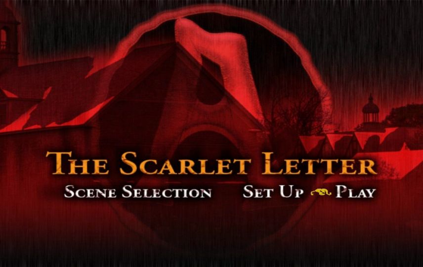 Klassifikation Drejning amatør The Scarlet Letter (1995) – DVD Menus
