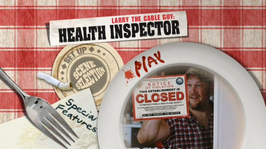 Larry The Cable Guy Health Inspector 2006 Dvd Menus