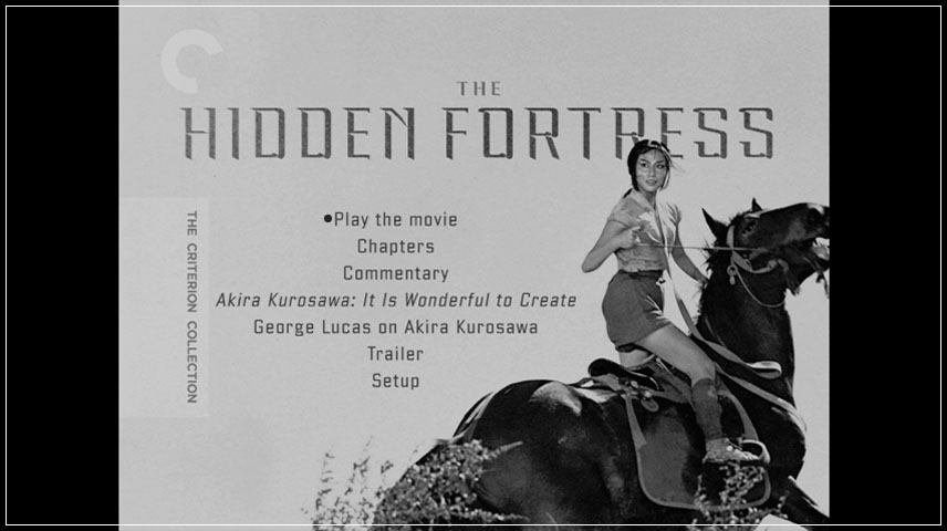 The Hidden Fortress (1958) – DVD Menus