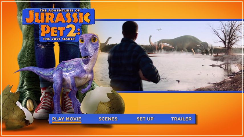 The Adventures of Jurassic Pet: The Lost Secret (2023) – DVD Menus