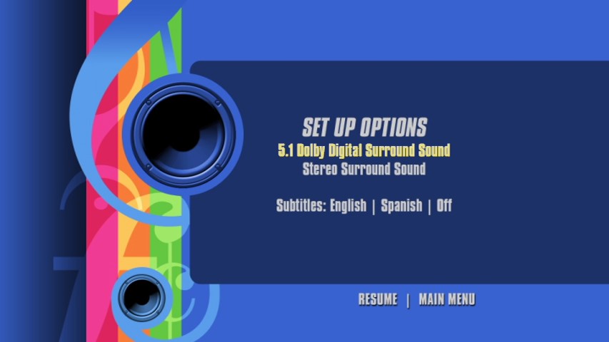 Setup Menu