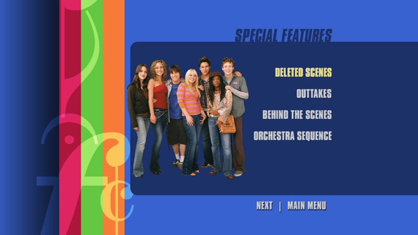 Special Features Menu