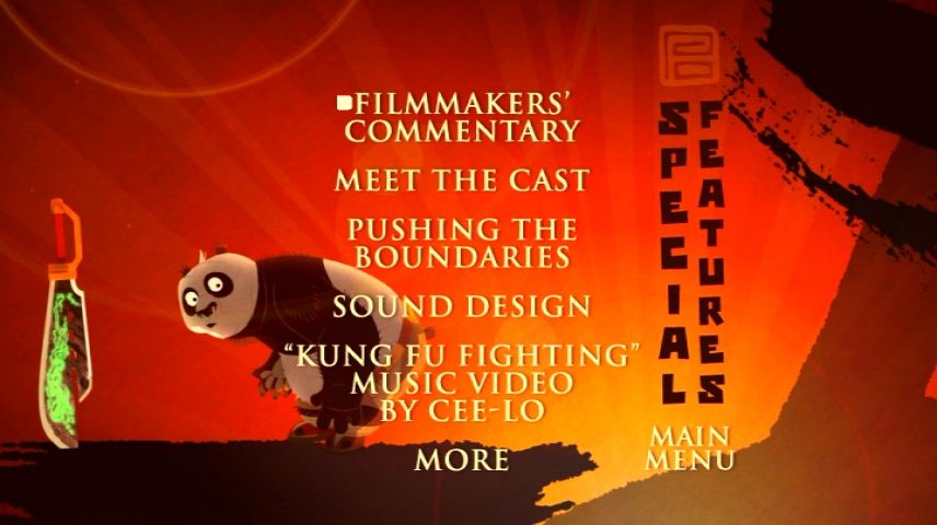 Kung Fu Panda (2008) - DVD Menu.