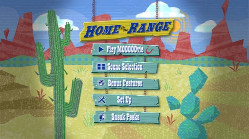 Home on the Range (2004) - DVD Menus.
