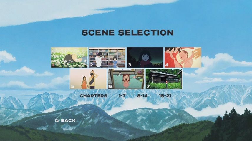 Scene Selection Menu