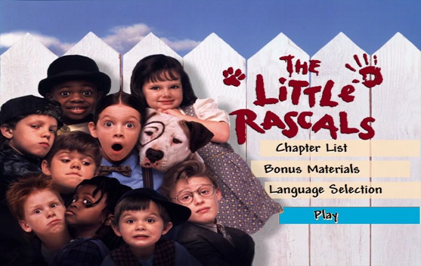 The Little Rascals (1994) DVD Menu