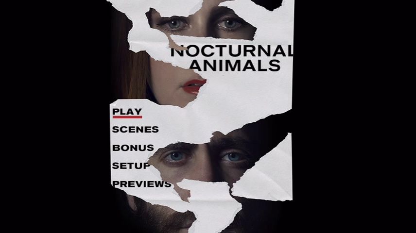 Nocturnal Animals (2016) – DVD Menus
