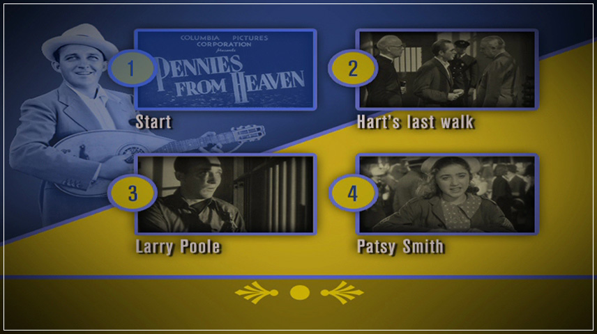 Pennies from Heaven (1936) – DVD Menus