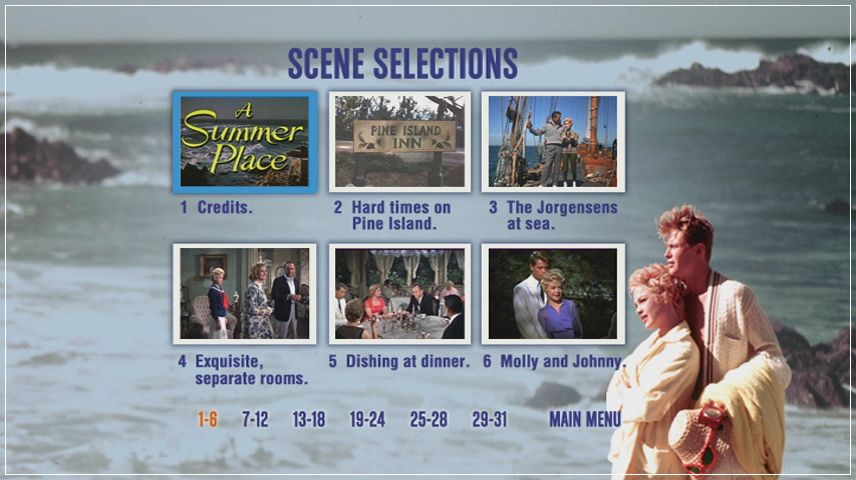 Scene Selection Menu