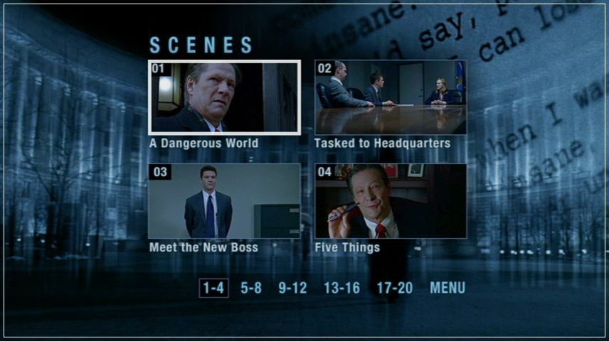 Scene Selection Menu