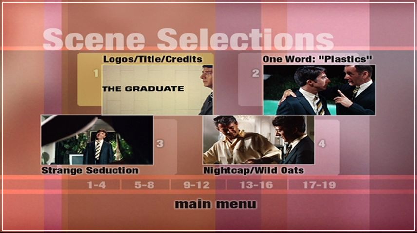 Scene Selection Menu