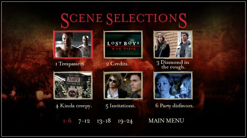 Scene Selection Menu