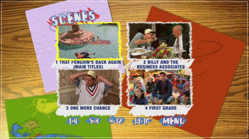 Scene Selection Menu