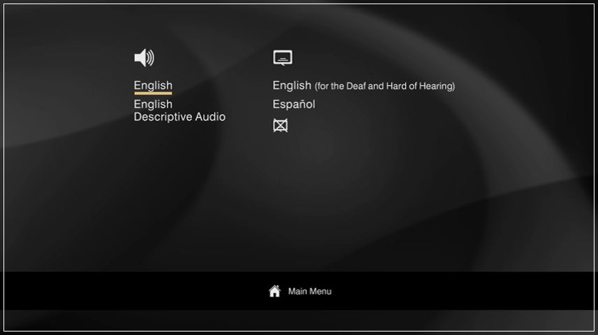 Setup Menu