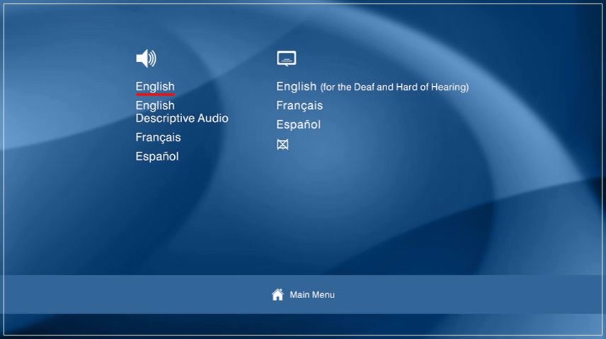 Setup Menu