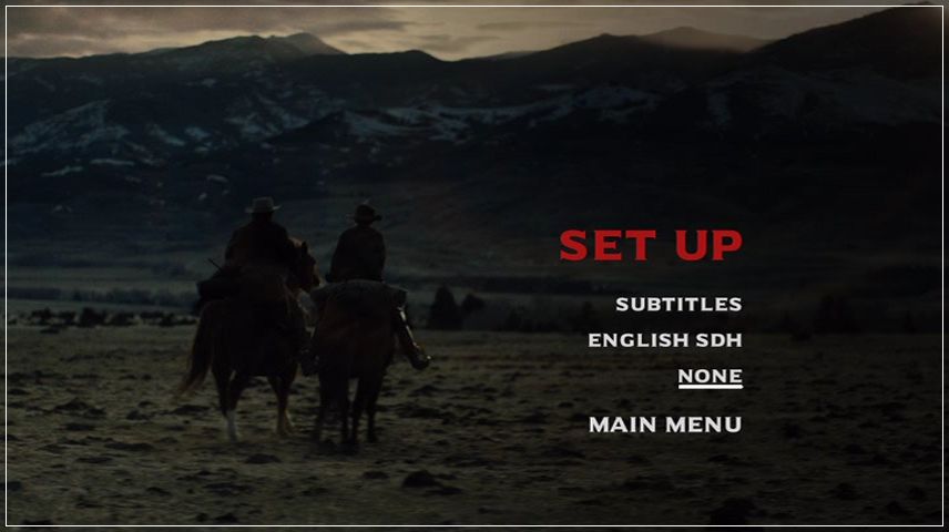 Setup Menu