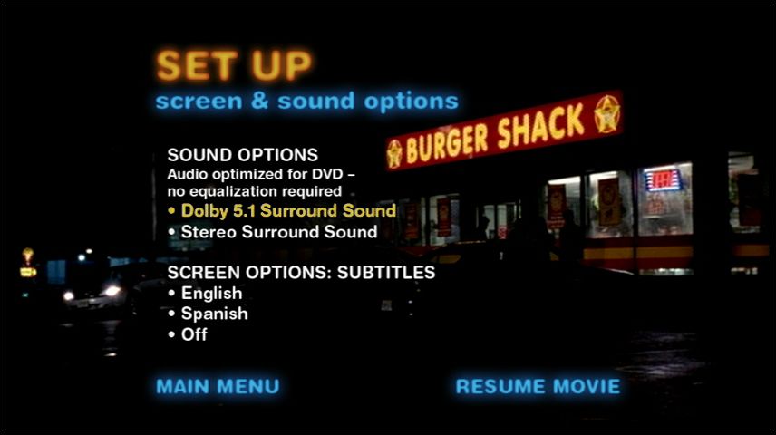 Setup Menu