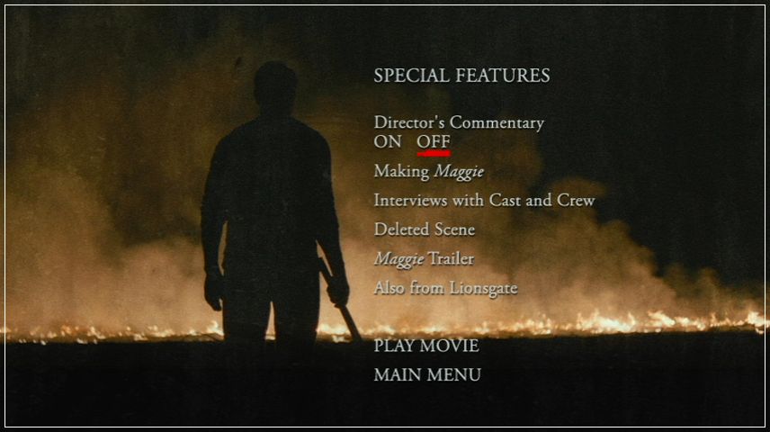 Special Features Menu