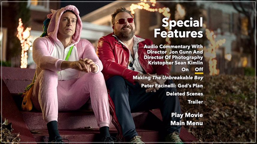 Special Features Menu