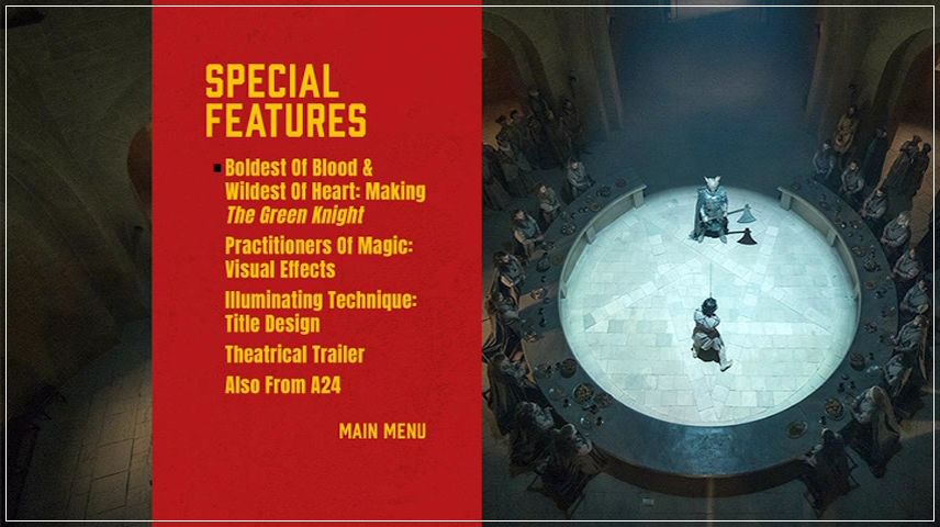 Special Features Menu