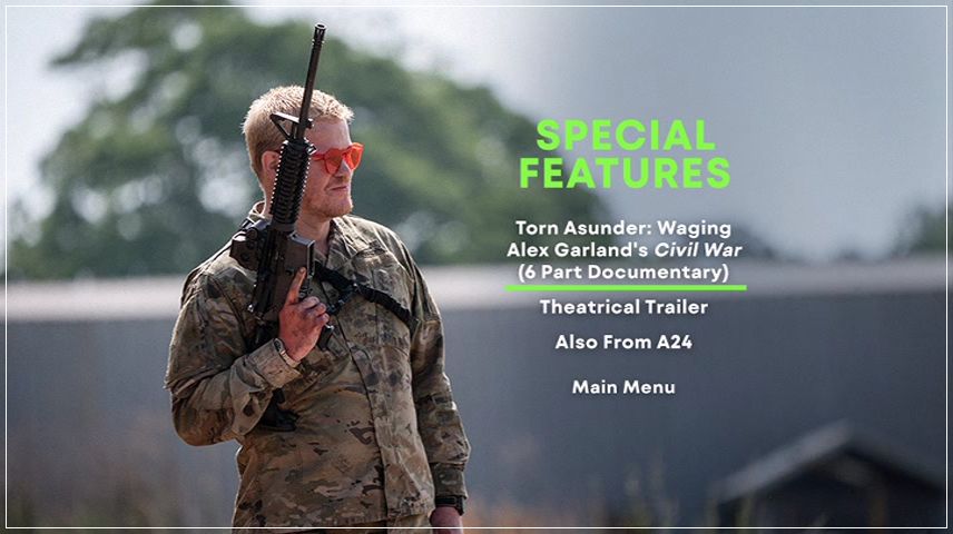 Special Features Menu
