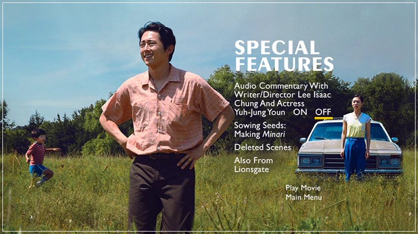 Special Features Menu