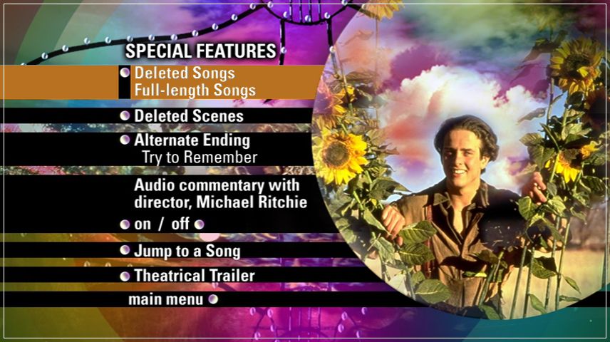 Special Features Menu