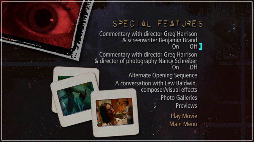 Special Features Menu