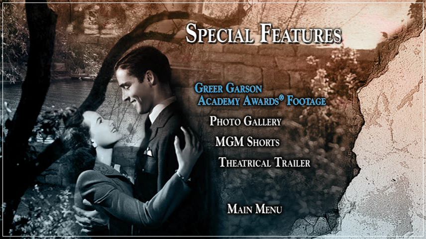 Special Features Menu
