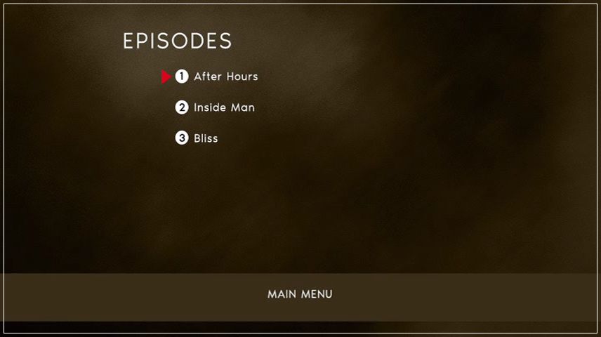 Scene Selection Menu