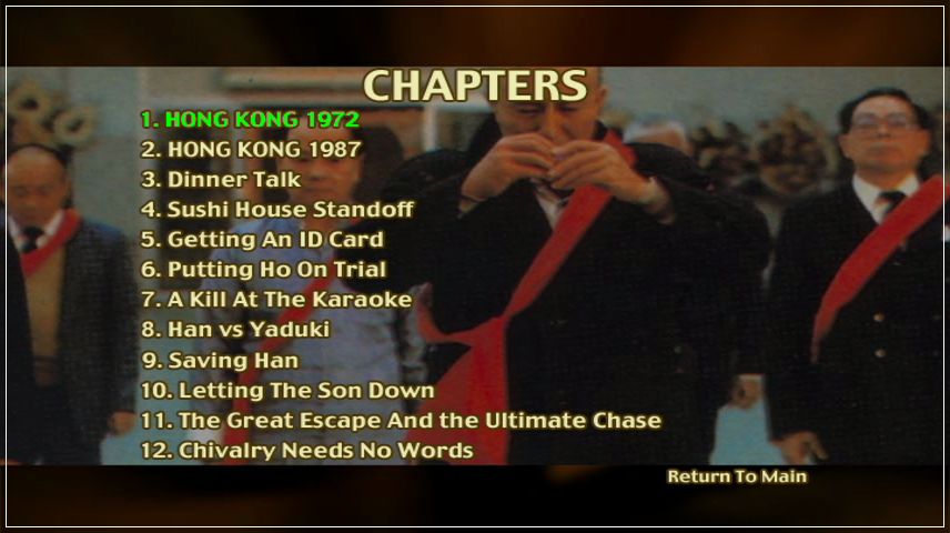 Scene Selection Menu