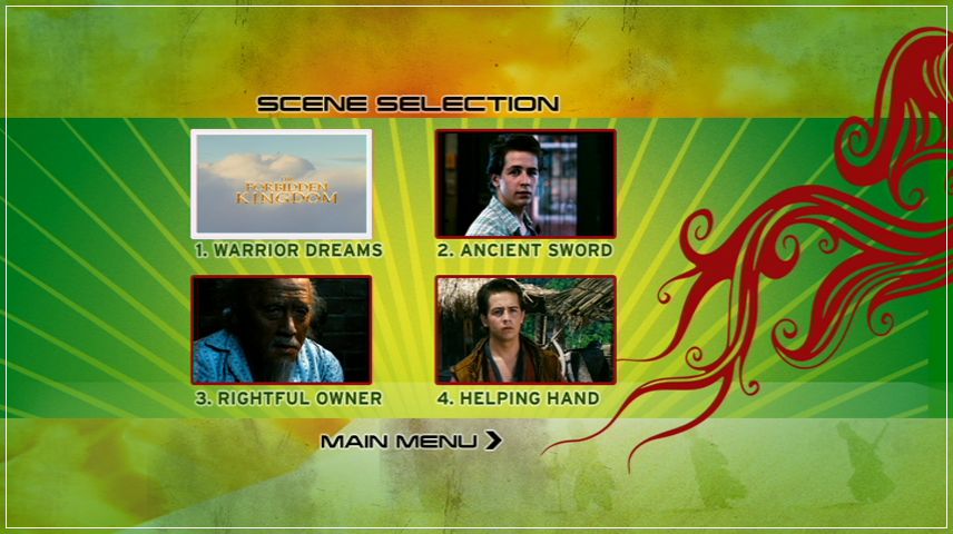 Scene Selection Menu