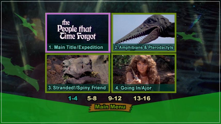 Scene Selection Menu