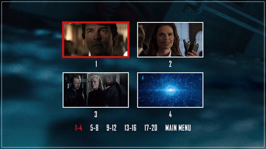 Scene Selection Menu