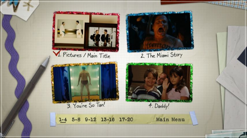 Scene Selection Menu