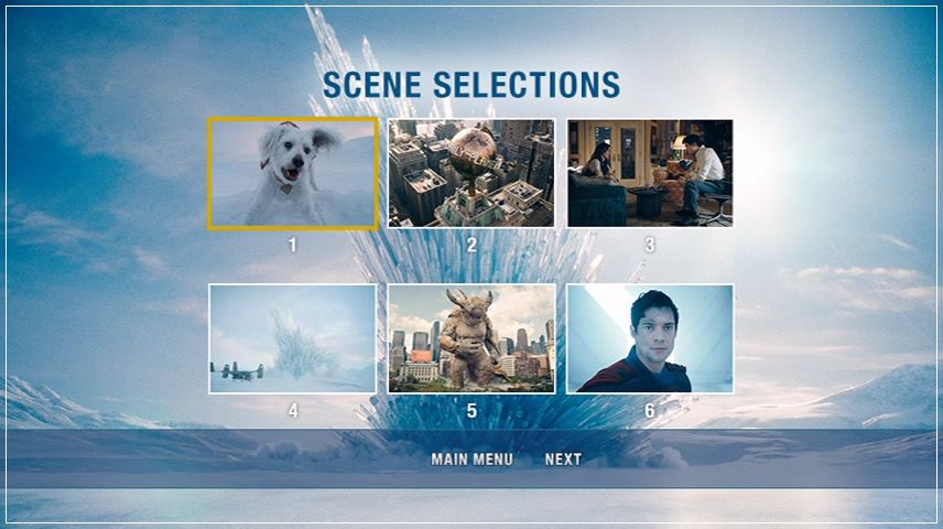 Scene Selection Menu