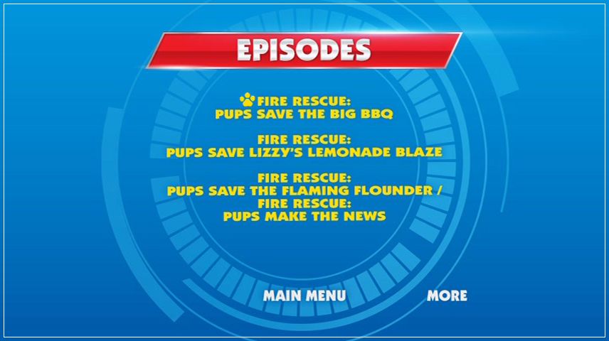 Scene Selection Menu