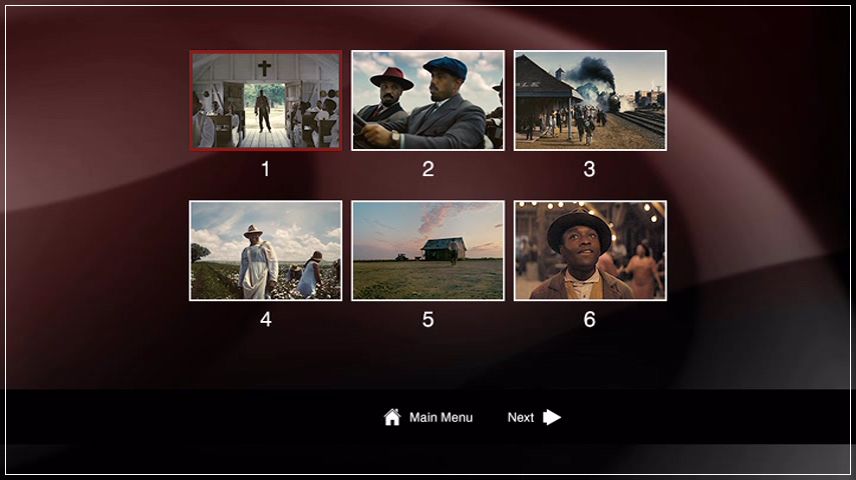 Scene Selection Menu