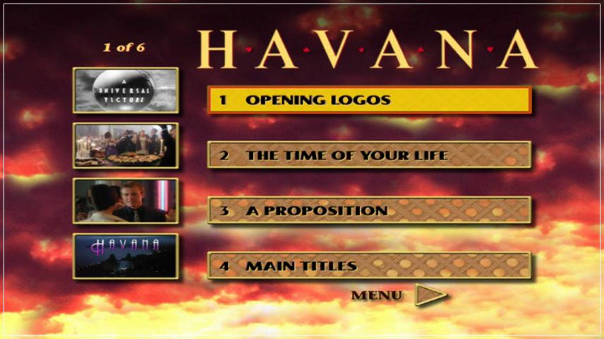 Scene Selection Menu