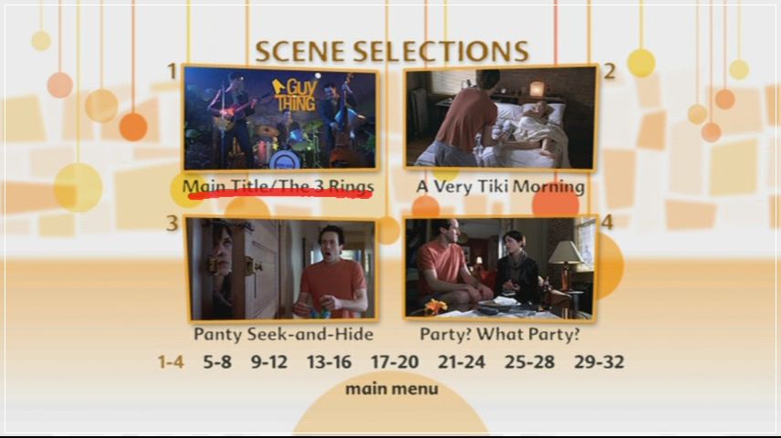 Scene Selection Menu