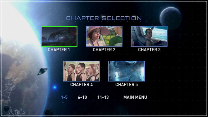 Scene Selection Menu