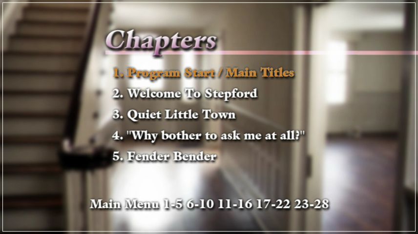 Scene Selection Menu