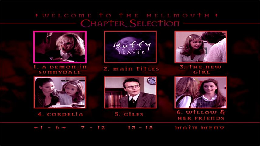 Scene Selection Menu