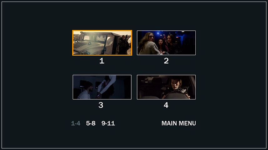 Scene Selection Menu