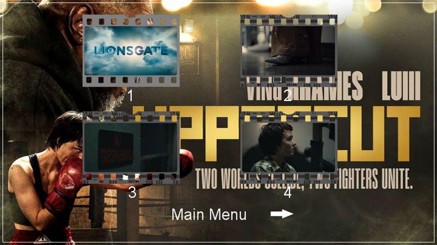 Scene Selection Menu