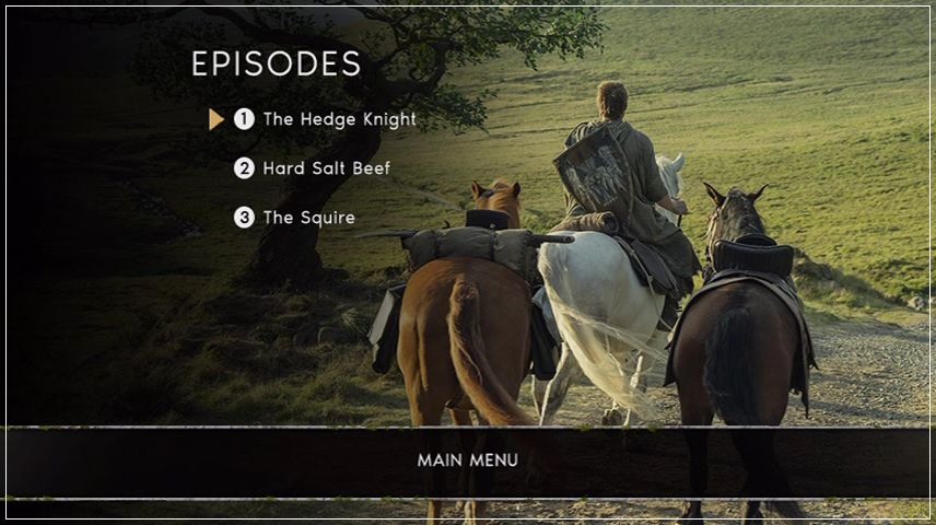 Scene Selection Menu