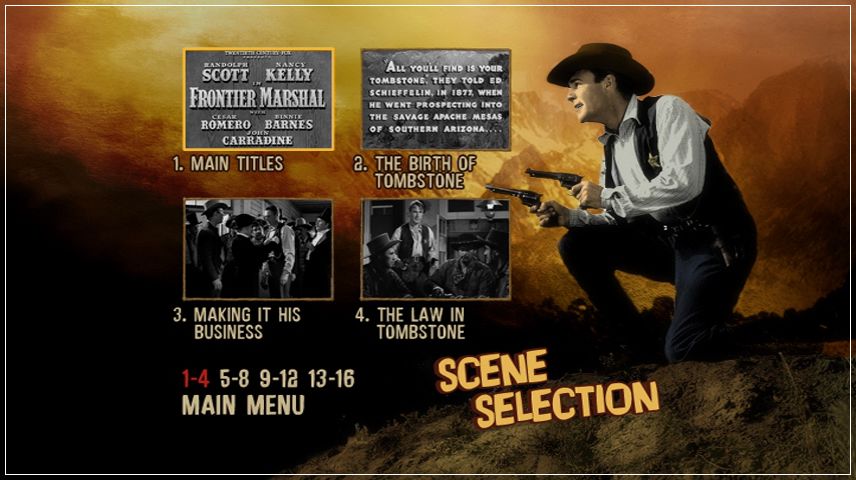 Scene Selection Menu
